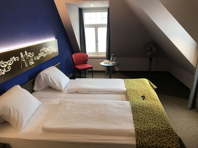 Bedroom 2, Hotel Drei Konige, Luzern
