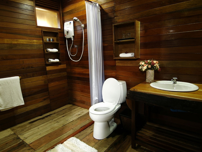 Bathroom 4, Boutique Raft Resort, Sai Yok