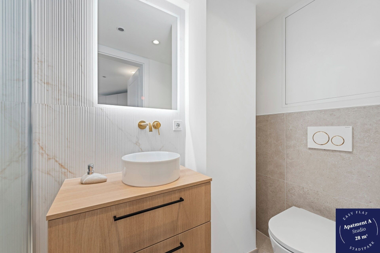 Bathroom 4, easy-flat Stadtpark - Premium AC Apartments, Wien