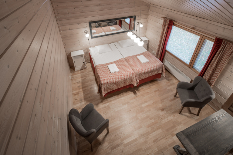 Bedroom 3, Lapland Hotels Ounasvaara Chalets, Lapland