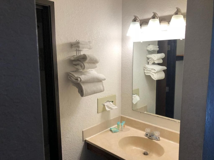 Bathroom 5, Americinn, Wright