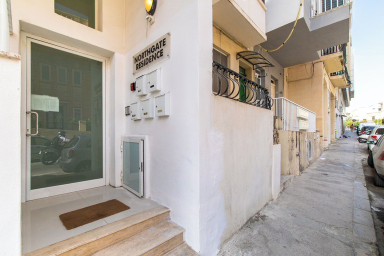 Front of property, Modern 2 BR Apartment with AC - Near Sea