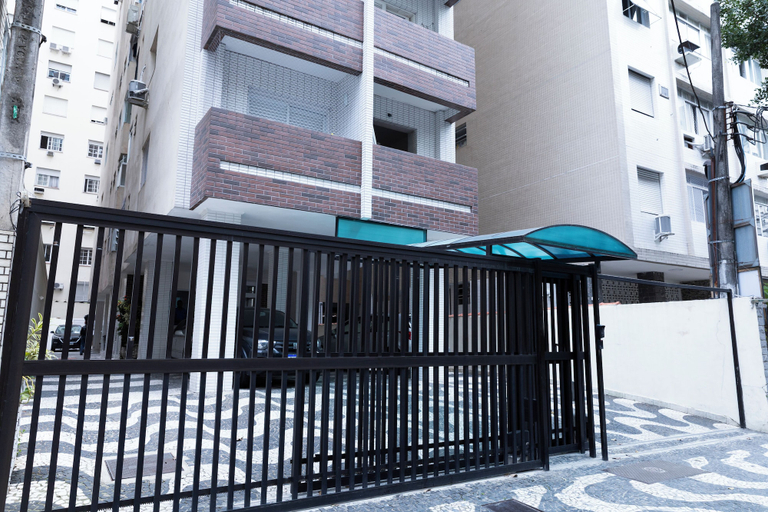 Exterior, Moderno no Gonzaga a 400m da praia c AC, Santos
