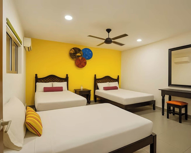 Room 4, Hotel Papagayo, Cozumel