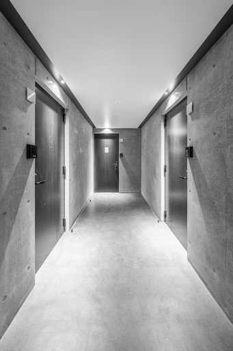 Interior entrance