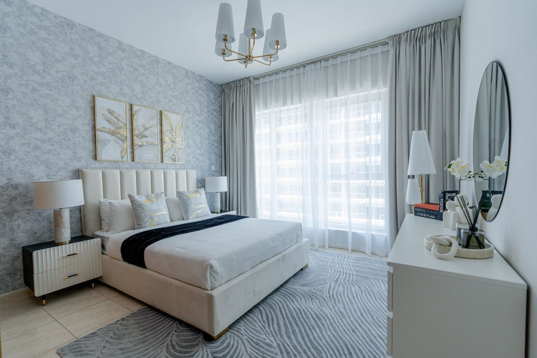 Bedroom 2, Iconic 2BR in Skycourt Dubailand, Dubai