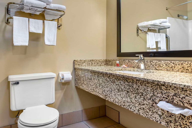 Bathroom 4, Econo Lodge La Crosse North, La Crosse