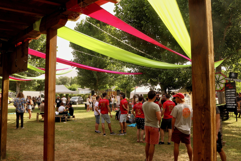 Outdoor wedding area, Haro San Vino Wine Fight Camping, La Rioja