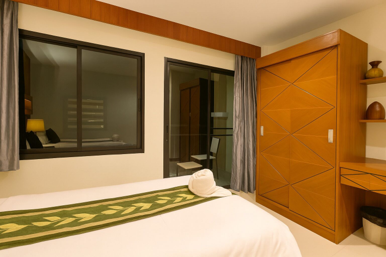 City view from property, Aura Inn, Phuket Island