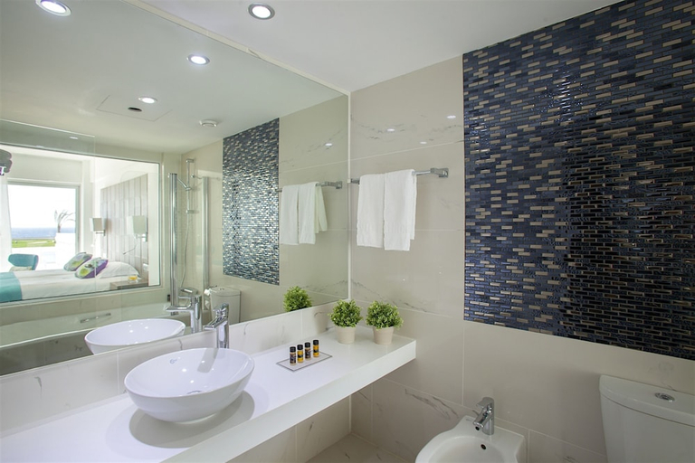 Bathroom 4, King Evelthon Beach Hotel and Resort