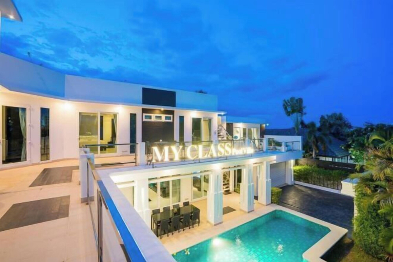 Outdoor pool 2, New 7BR Pool Villa with Slider - VVP31.4, Pattaya