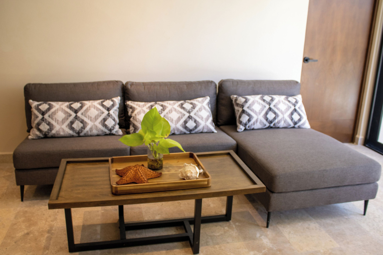 Living room 3, Peregrina Tulum 101A 2BR Luxury Condo, Cozumel