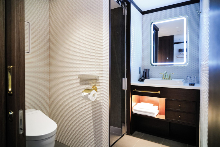 Bathroom 2, KIORI Exec Muromachi, Kyoto