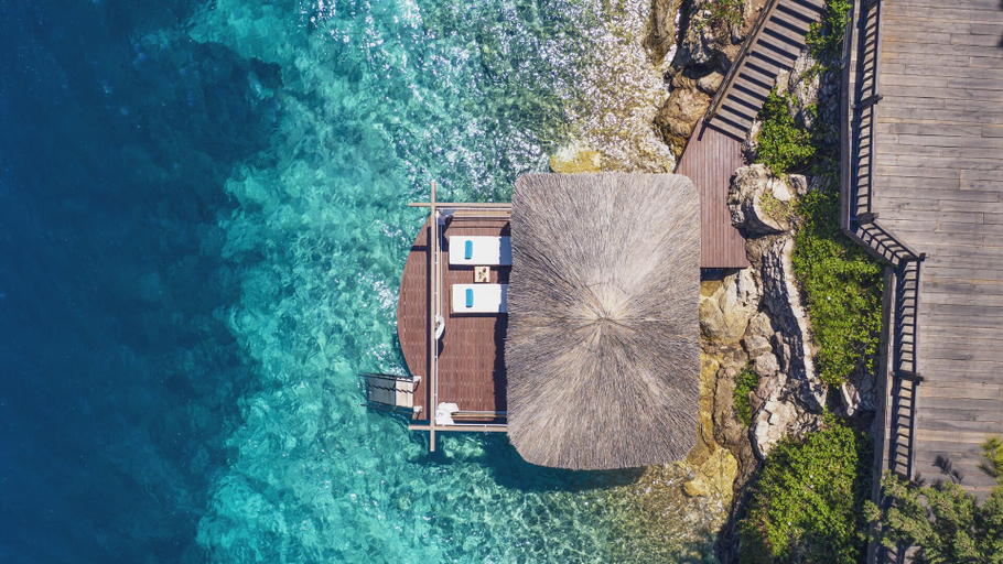 Aerial view, Angel's Marmaris Hotel, Marmaris