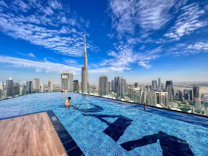 Infinity pool 5, Spectacular Burj View from Infinity Pool, Dubai