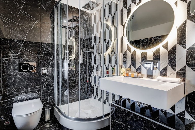 Bathroom 3, Dharma Boutique Hotel & SPA., Rome