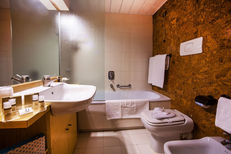 Bathroom, Hotel Les Jumeaux Courmayeur, Aosta