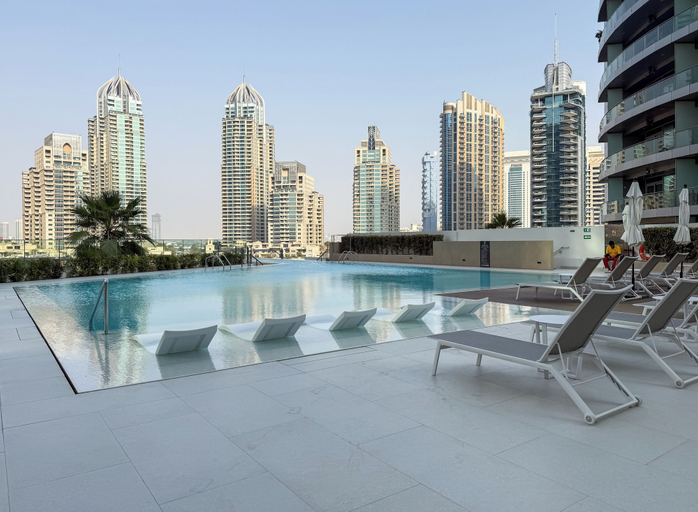Pool 2, Experience 2BR Luxury Living LIV Marina, Dubai