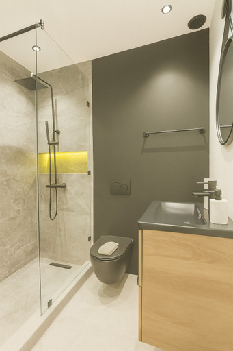 Bathroom, appartement avec jacuzzi privatif, Marrakech