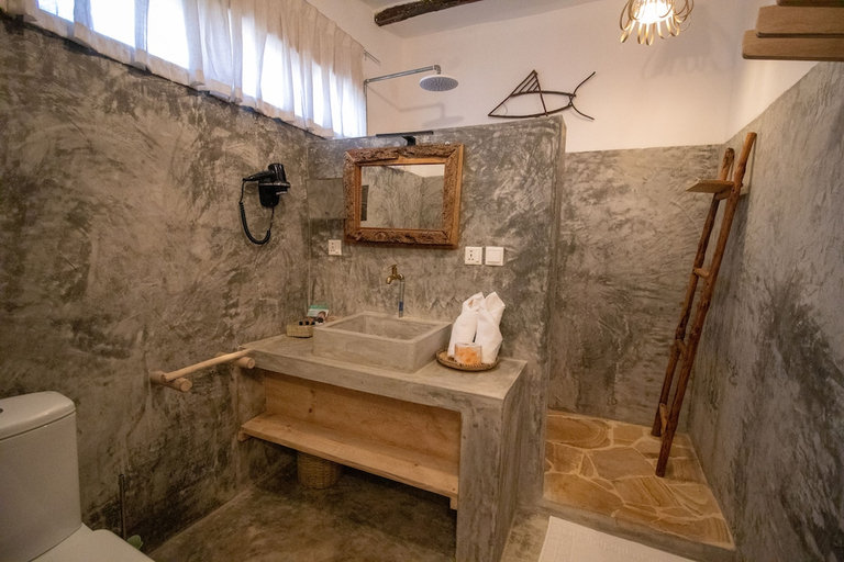 Bathroom 4, Nest Style Beach Hotel Zanzibar, Kusini