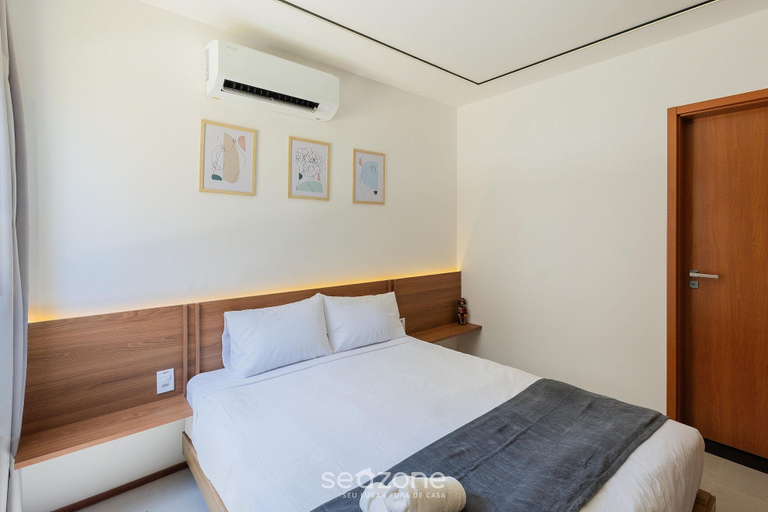 Room 2, Apartments in Condo With Pool in Front of the Beach - NVB, Porto de Pedras