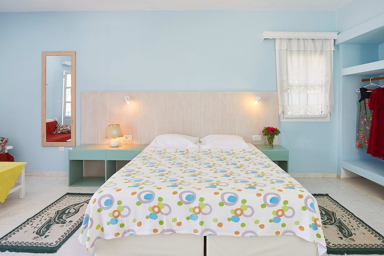 Bedroom 2, HOTEL GLAROS DIAFANI, South Aegean