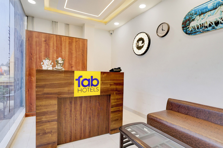 Reception 2, FabHotel The Elegant - 150 Meters From Delhi Public School Meerut, Meerut
