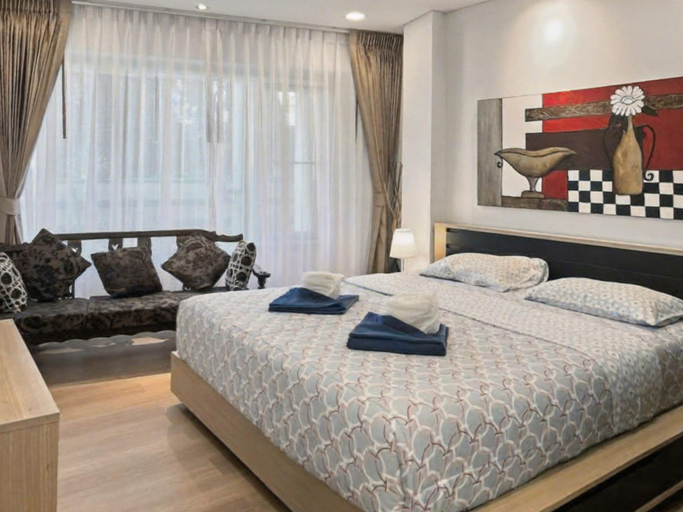 Bedroom 2, One Bedroom at hua Hin Main Downtown with 5 Mins walk To Beach, Hua Hin