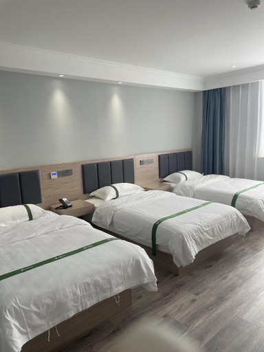 Bedroom 2, GreenTree Inn Xuancheng Langxi Guogou Plaza North Gate Express Hotel, Xuancheng