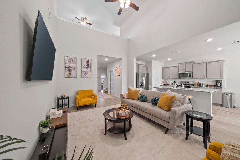 Living area 2, Luxurious 4-Bed Home in Aubrey TX, Denton