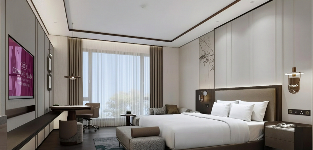 Bedroom 2, Crowne Plaza XINGHUA by IHG, Taizhou
