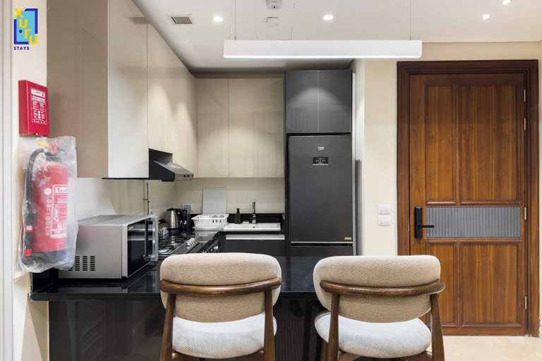 Private kitchen 3, Serene & Spacey 1bdr @ Al Jazi New Cairo, New Cairo 1