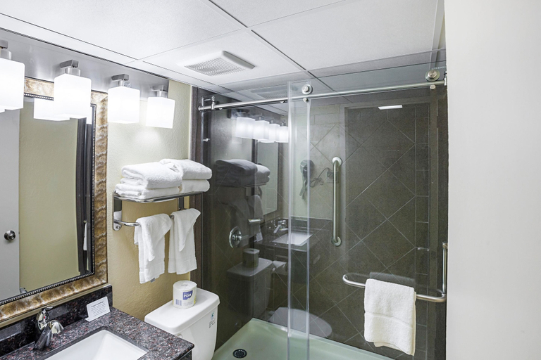Bathroom 3, Quality Inn & Suites Cincinnati Downtown Area, Cincinnati