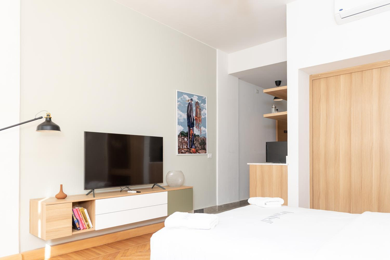 Bedroom 2, Grey l studio apartments Downtown Cairo Ouzonian House, Qasr an-Nil