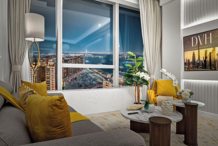 Living area 3, Palm Tower Palm Jumeirah By DVH Luxe, Dubai