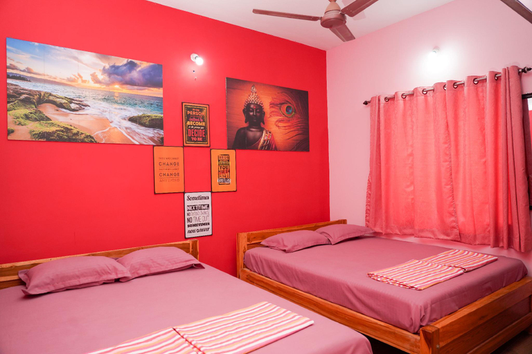 Bedroom 1, Chidambaram Spiritual Stay, Cuddalore