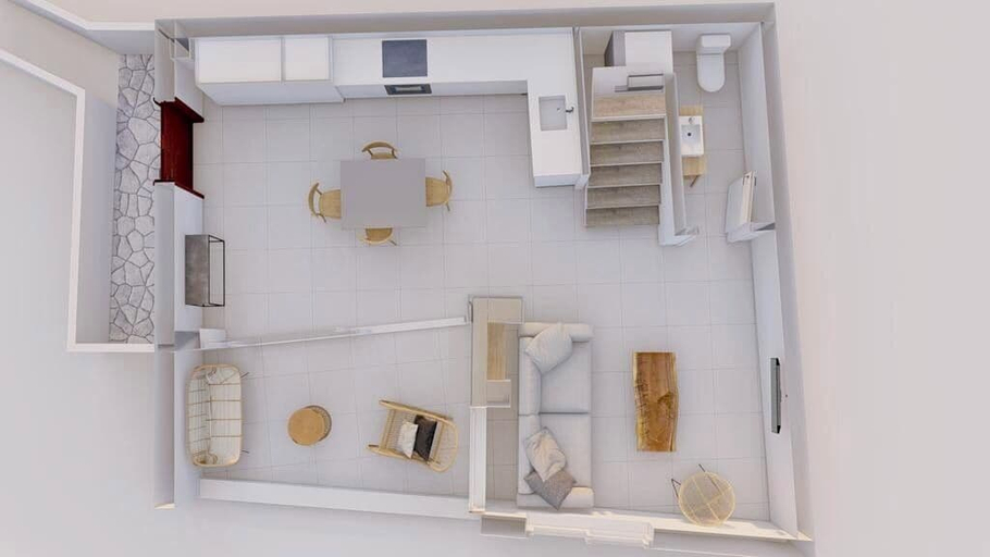 Floor plan, Anaera Luxury Apartment, Ionian Islands