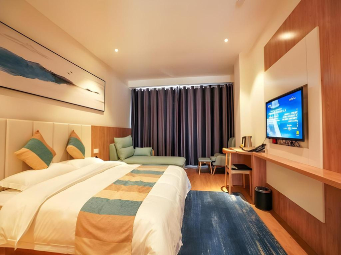 Bedroom 5, VX Zibo Zhangdian District Jinjing Avenue Hotel, Zibo