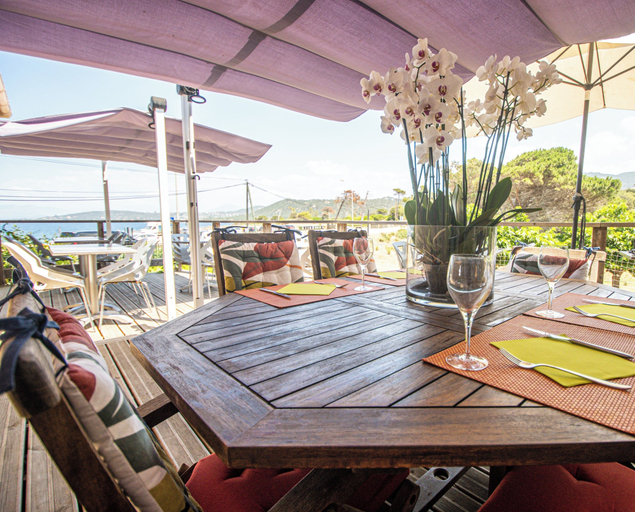 Restaurant, Camping la Vallée, Corse-du-Sud
