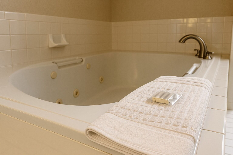 Bathroom 5, Village Inn & Suites, Lambton
