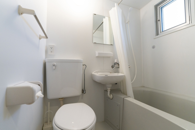 Bathroom, LoveOkinawa – 180° Ocean View Onna 1DK Seaside Stay, Onna