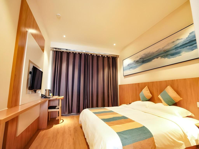 Bedroom 2, VX Zibo Zhangdian District Jinjing Avenue Hotel, Zibo
