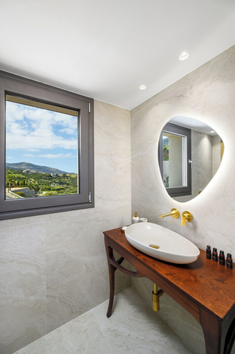 Bathroom 4, Majo Luxury Villas Panoramic Sea View, Crete