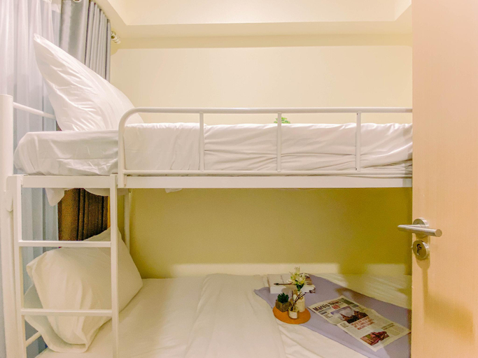 Bedroom 2, Lavish and Spacious 2BR at Meikarta Apartment By Travelio, Cikarang