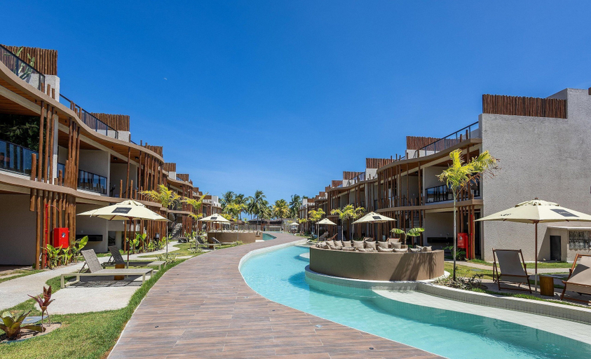 Pool 5, Apartments in Condo With Pool in Front of the Beach - NVB, Porto de Pedras