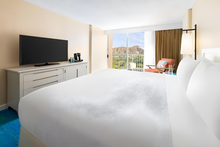 Bedroom 3, The Twin Fin Hotel, Honolulu