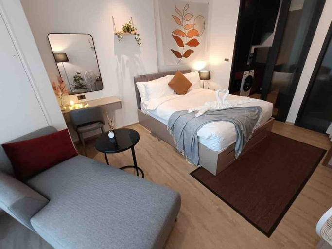 Bedroom 2, Downtown Chic Condo Rooftop Pool #EN797, Pattaya