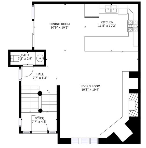 Floor plan 5, 3d Timberwolf Mountain Retreat 2 Bedroom Condo, Summit