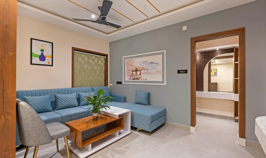 Bedroom 2, Treebo Hr Grand, Chittoor