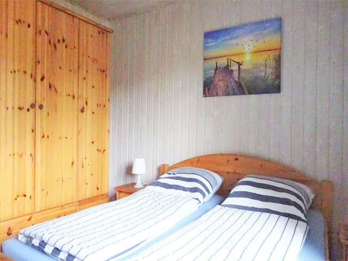 Bedroom 2, exklusives skandinavisches Ferienhaus, Mecklenburgische Seenplatte